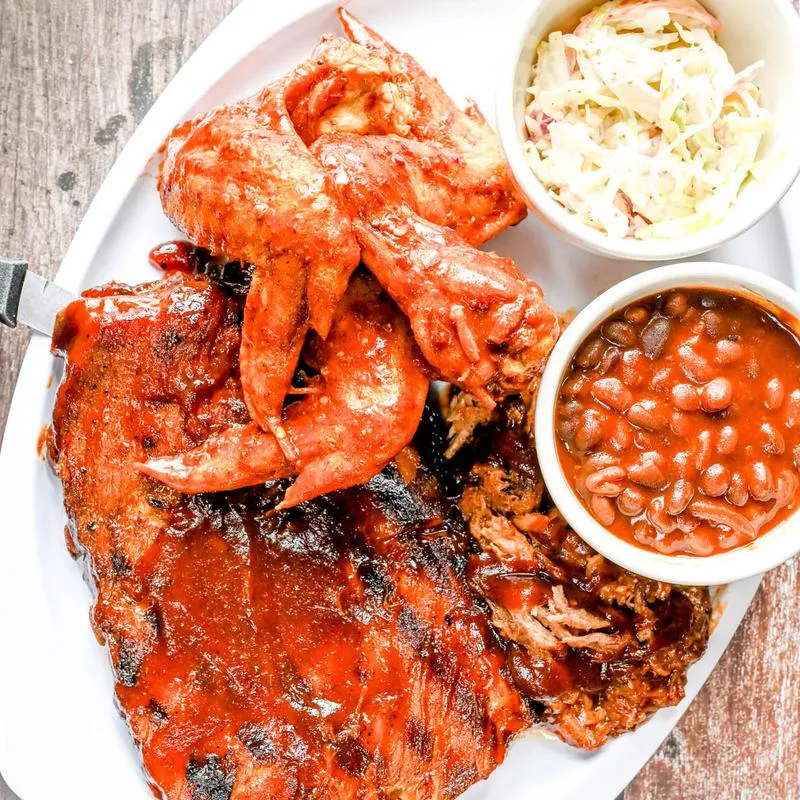 Ruby’S Famous BBQ Platter